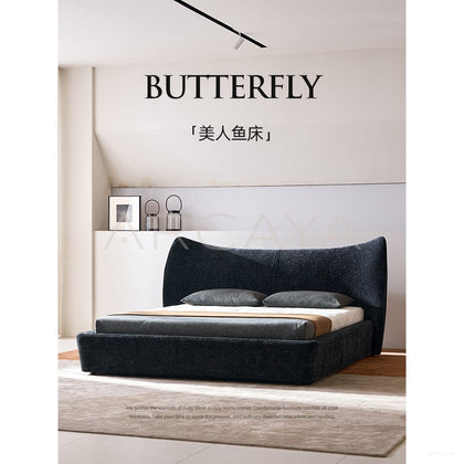 Minimalist Fishtail Bed - scene