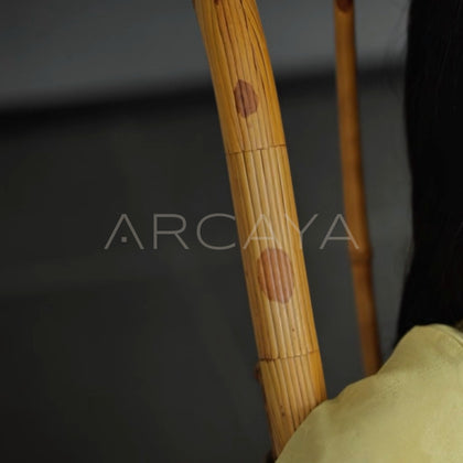 Xiangfei Bamboo Rocking Chair - detail