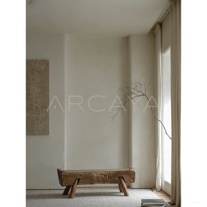 Weathered Wood Tree Stool - scene