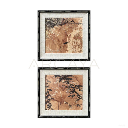 Contemporary Zen Oriental Wall Art - scene