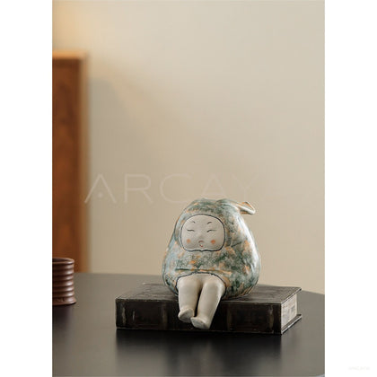 New Chinese Figure Ceramic Sculpture - scene