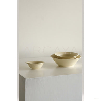 Amu Collab Wabi Sabi Plain Ceramic Bowl - scene