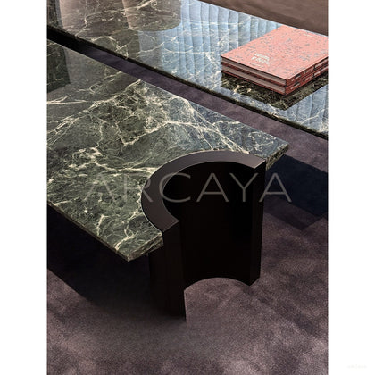 Green Marble Piece — Coffee Table - scene