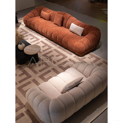 Mountain Isle Chenille Sofa - scene