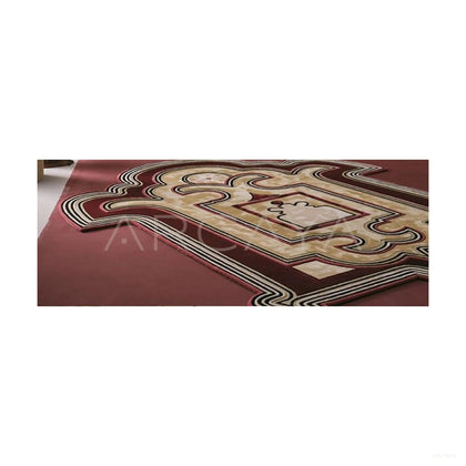 Red Beige Classic Rug Detail Dsm P049 Floor - main
