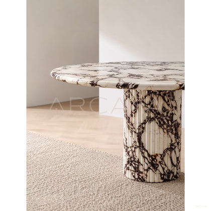 Bulgari Purple Marble Round Table - scene
