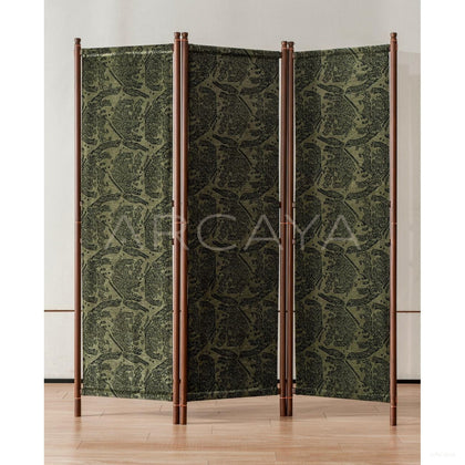Solid Wood Folding Partition Screen - main
