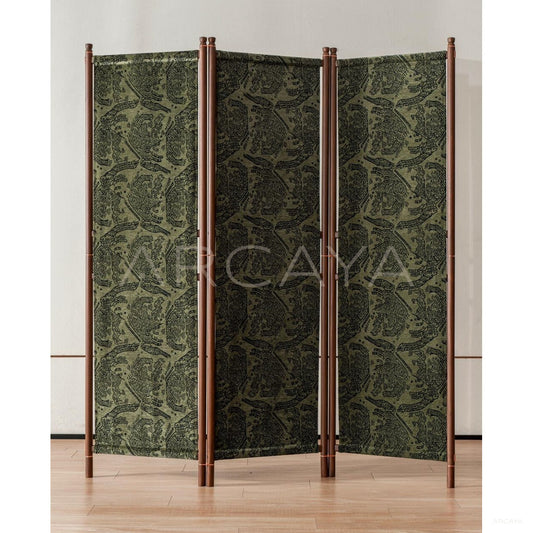Solid Wood Folding Partition Screen - main