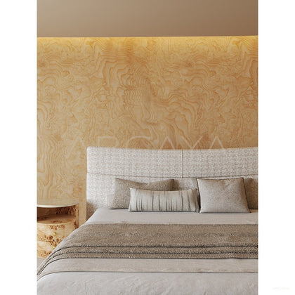Plaid Cotton Linen Bed - scene