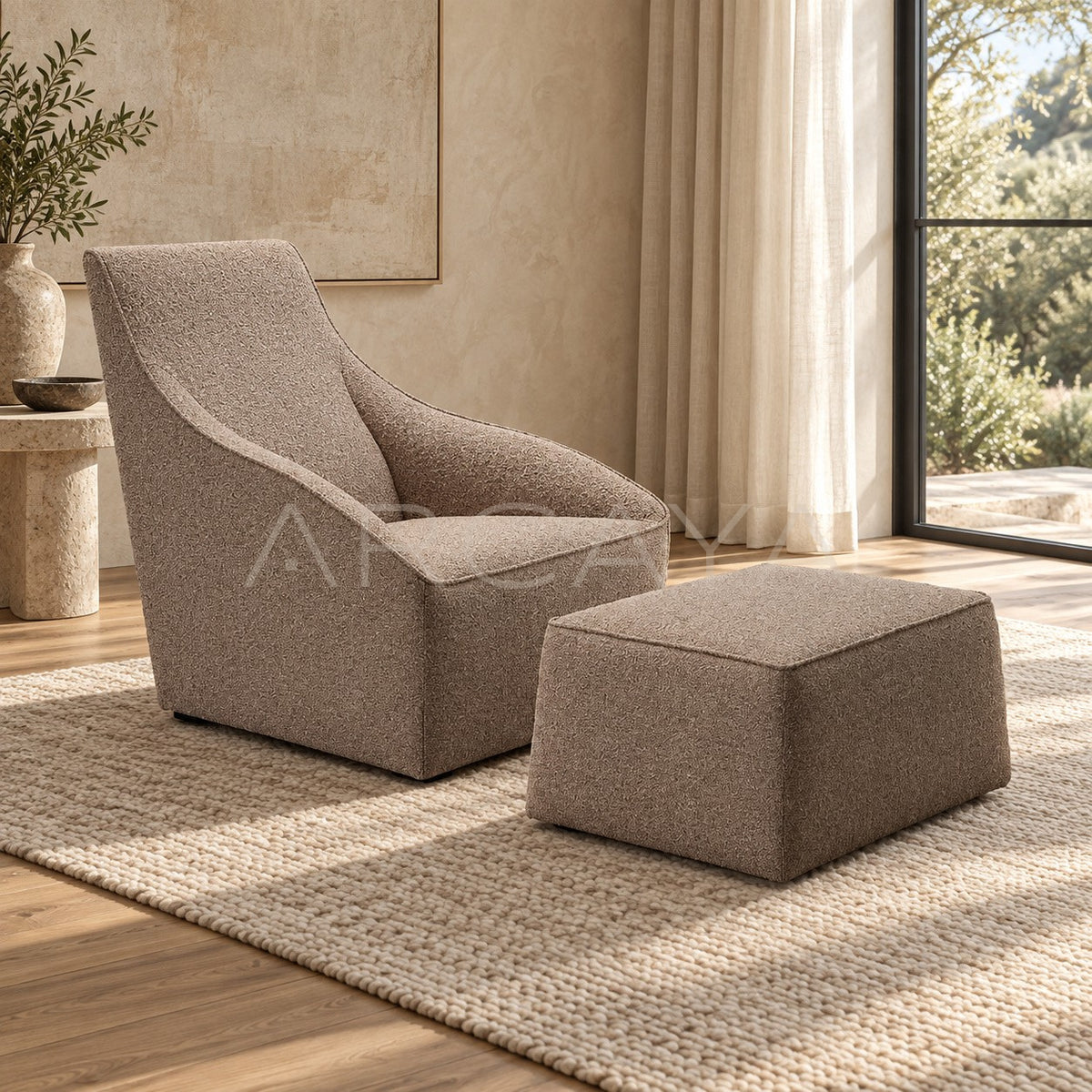 Lounge Chair D 54 1 2 in detail