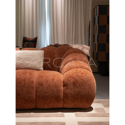 Mountain Isle Chenille Sofa - scene