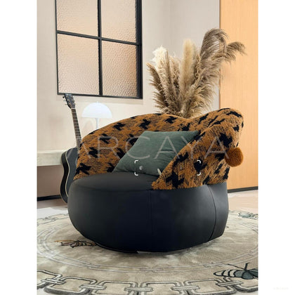 Mid Century Single Lounge Chair - scene