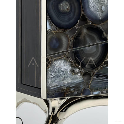 Agate Stone Display Sideboard - scene