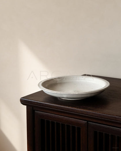 Amu Collab Ceramic Round Dinner Plate - scene