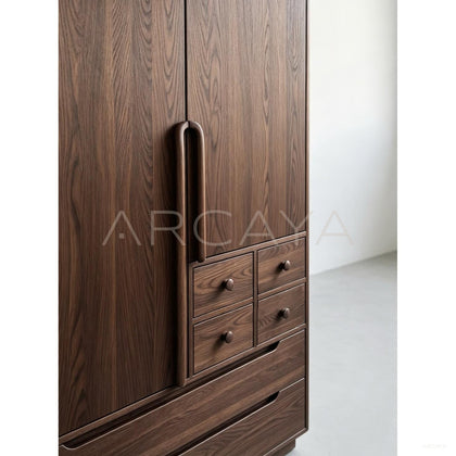 Minimalist Oak Wardrobe — Storage - scene