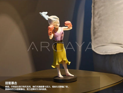 Sweet Strike Artist Sculpture - scene