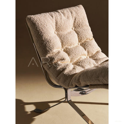 Ohm Lounge Chair Wool Boucle - scene
