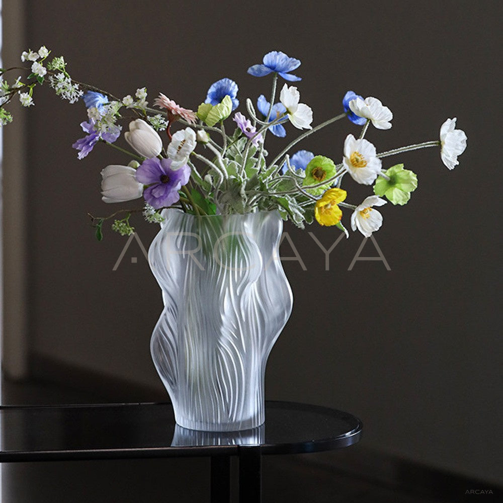Clear Glass Hydroponic Vase Modern - main