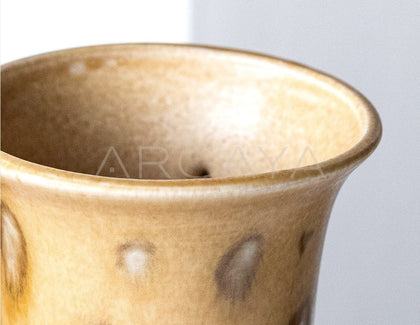 Irregular Speckled Ceramic Vase - scene