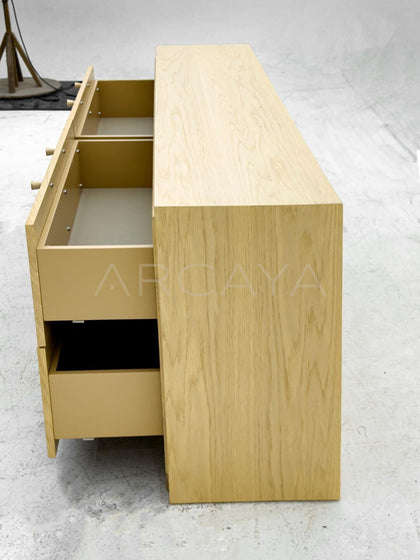 Custom Solid Wood Storage Cabinet - detail