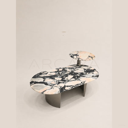 Daze Bulgari Pink Stone Coffee Table - scene