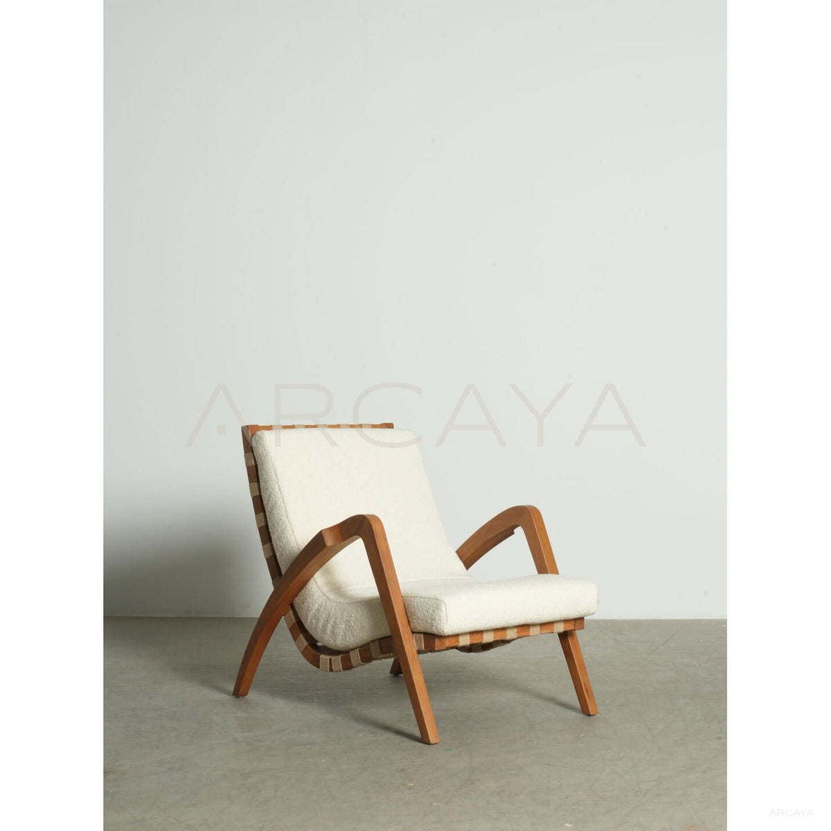 Handmade Jute Rope Armchair in detail