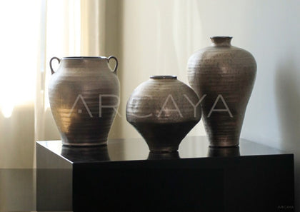 Wabi Sabi Mid Century Jar Vase Designer - scene