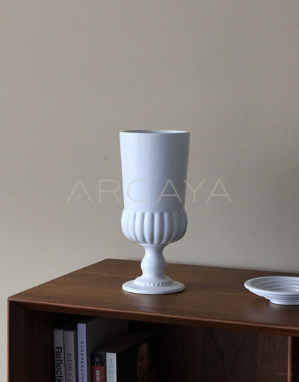French Mid Century Ceramic Art Vase - photo