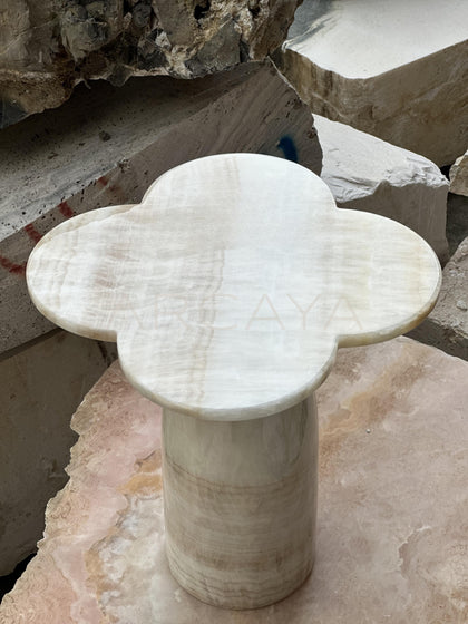 Jade Stone Furniture Piece — Side Table - scene