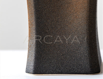 Vintage Kiln Glaze Square Ceramic Vase - scene