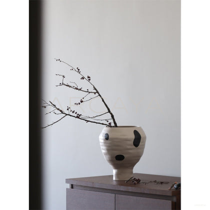 New Chinese Wide Mouth Jar Vase - scene