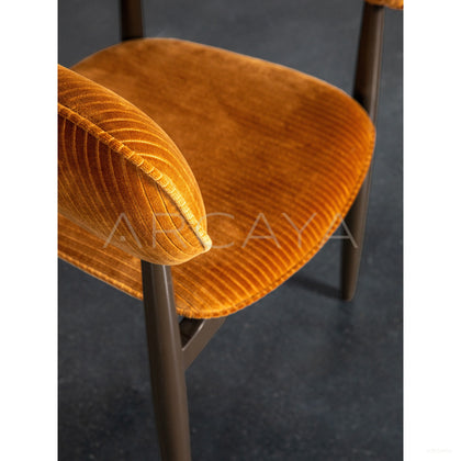 Caramel Embrace Chair - scene