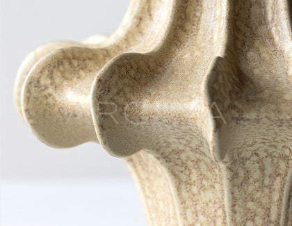 Pleated Petal Ceramic Vase - scene