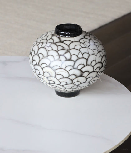 Wabi Sabi Jingdezhen Handmade Ceramic Jar - scene