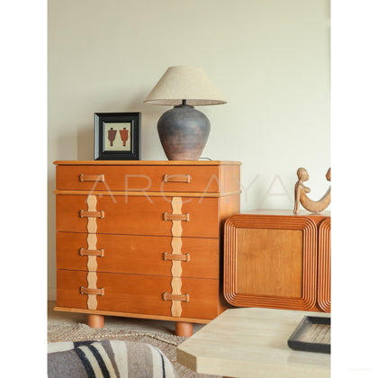Clay Pot Table Lamp French Mid Century - scene