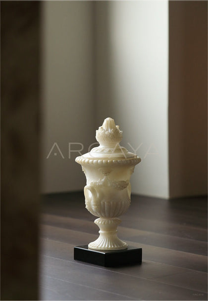 Mid Century Roman French Art Vase - scene