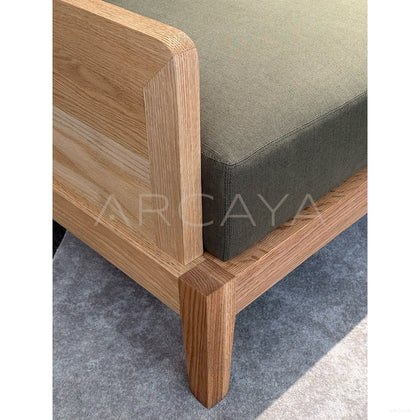 L002 Kade Wood Lounge Chair - scene