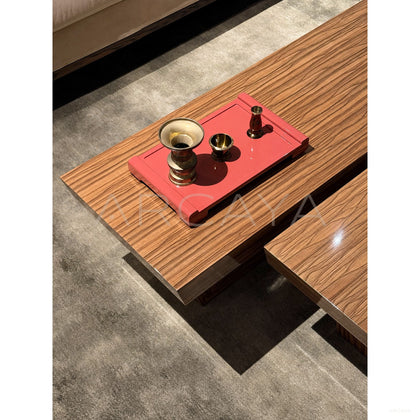 Bali Solid Wood Coffee Table - scene