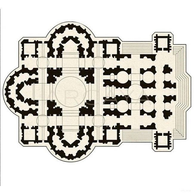 Custom Hand Tufted Rug Dsm P049 F8 in detail