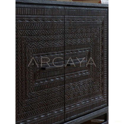 Hena Series E Cabinet Indonesian Teak - scene