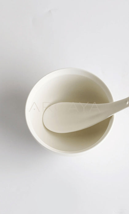 Rongbai Collab Minimalist Leaf Spoon - scene