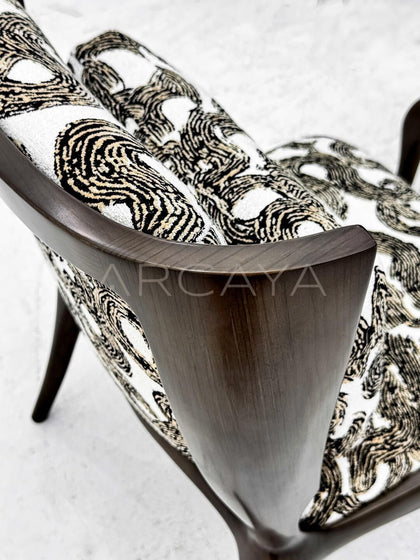 Solid Wood Lounge Chair - detail