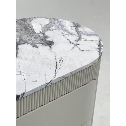 Marble Texture Vertical Stripe Cabinet - scene