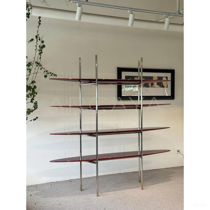 Sailboat Art Bookshelf - scene