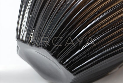 Clear Glass Hydroponic Vase - detail