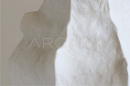 Irregular Sand Texture Wabi Sabi Art Vase - scene