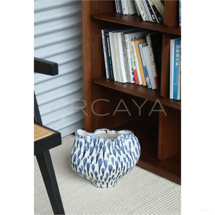 Wabi Sabi Jingdezhen Floor Jar Vase Designer - scene