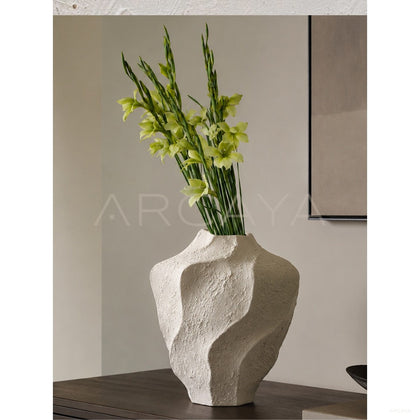 Wabi Sabi Handmade Textured Vase - scene