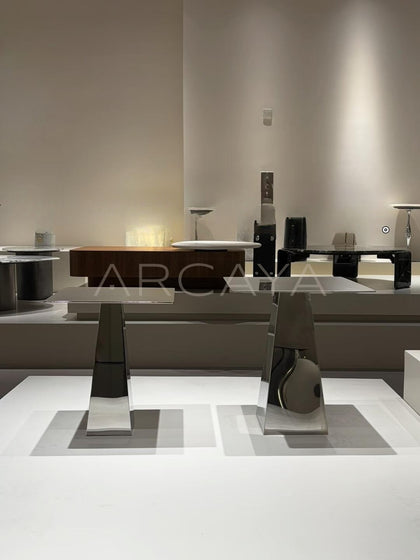 Italian Style Marble Side Table - scene