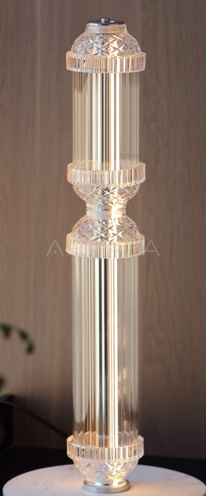 Clear Bamboo Joint Table Lamp 96336 - detail